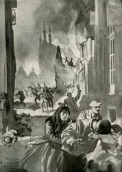 Die Plünderung von Löwen, 1919