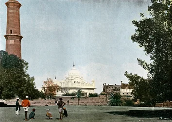 Das Samadhi von Ranjit Singh, Lahore, Indien, um 1890