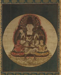 Die geheimen fünf Bodhisattvas Gohimitsu Bosatsu, 1200er