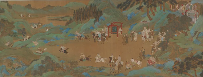 Der Shanglin-Park: Kaiserliche Jagd, Ming- oder Qing-Dynastie, 17. Jahrhundert