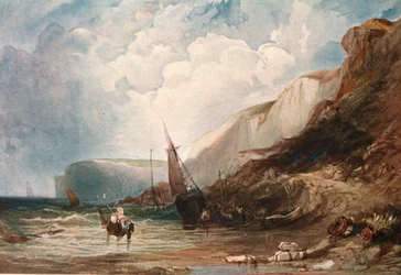 Die Garnelenfischer, um 1900