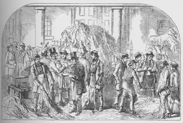 Der Hautmarkt, Bermondsey, Mitte des 19. Jahrhunderts, um 1840, 1912