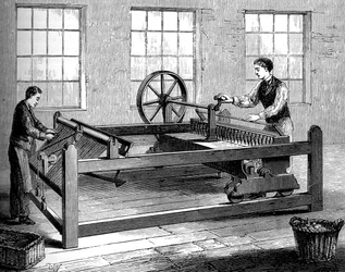 Der Slubbing-Billy, ca. 1880