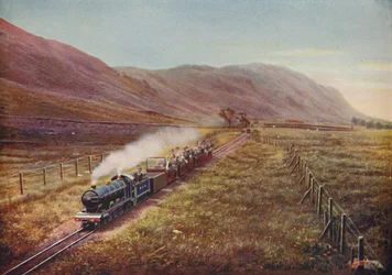 Die kleinste Personenbahn der Welt. In Eskdale, Cumberland, 1926