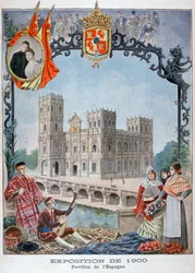 Der spanische Pavillon auf der Weltausstellung 1900, Paris, 1900