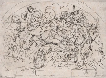 Der Selbstmord der Dido, 1650-1700.