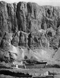 Der Tempel von Deir-El-Bahari, Ägypten, 1936