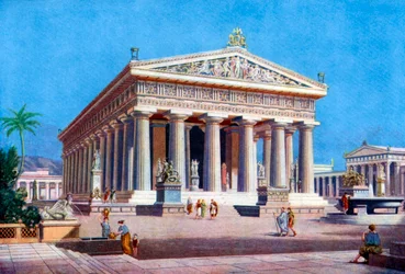 Der Poseidontempel, Paestum Pesto, Italien, 1933-1934