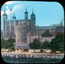 Der Tower von London bei Nacht, späte 19. oder frühe 20. Jahrhundert