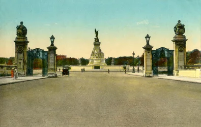 Das Victoria-Denkmal, Buckingham Palace, London, um 1910