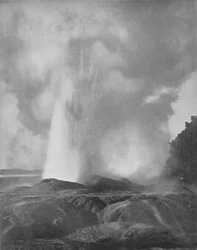 Der Waikite-Geysir, 19. Jh.