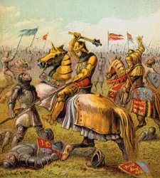 Der Rosenkrieg, 1455-1485, um 1850