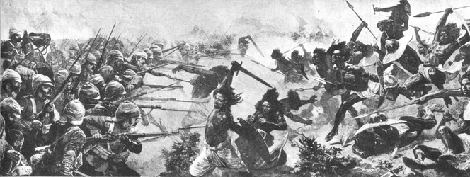 Der Krieg im Sudan: Schlacht von El Teb, 29. Februar 1884
