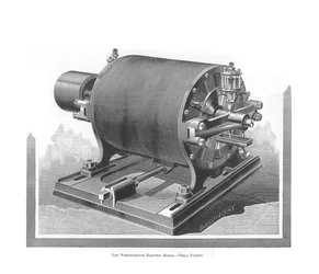 Der Westinghouse-Wechselstrommotor von Nikola Tesla, 1888-1889