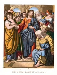 Die Ehebrecherin, um 1860