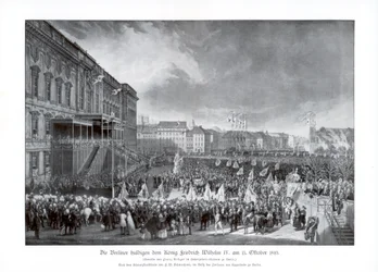 Der Thronaufstieg von Friedrich Wilhelm IV. von Preußen, 15. Oktober 1840, 1900