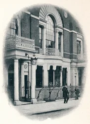 Das Erkerfenster, Boodles Club, London, um 1900-1901