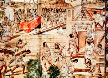 Der Bau von Mexiko-Stadt, 16. Jahrhundert