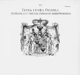 Das Wappen des Hauses Orlov