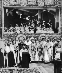 Die Krönung König Georgs V., Westminster Abbey, 22. Juni 1911