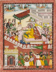 Die Krönung von Rama, ca. 1861