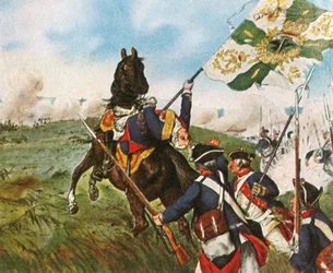 Der Tod von Schwerin in Prag, 6. Mai 1757, 1936