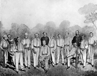 Das erste englische Cricket-Team, das Australien besuchte, 1861-1862, 1912
