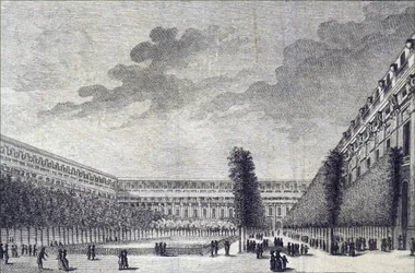 Die Gärten des Palais Royal in Paris