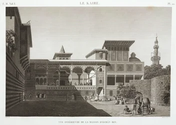 Das Haus von Osman Bey, Ägypten, ca. 1798
