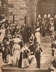Die Investitur des Prinzen von Wales im Caernarvon Castle, 13. Juli 1911, 1935