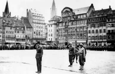 Die Befreiung von Straßburg, Frankreich, November 1944