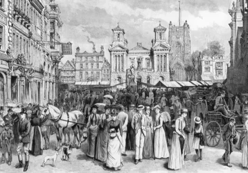 Der Marktplatz, Kingston upon Thames, Surrey, 1890