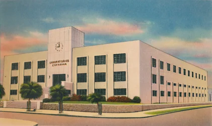 Das moderne COFARMA-Gebäude, Barranquilla, ca. 1940er Jahre