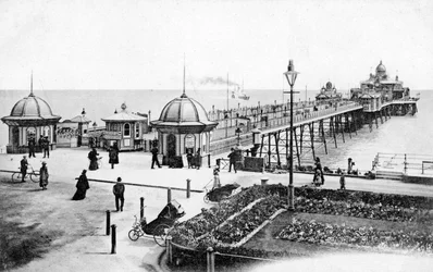 Der Pier in Eastbourne, East Sussex, ca. 1900er-1920er Jahre