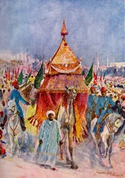 Die Prozession des Mahmal, Kairo, Ägypten