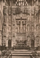 Das Retabel, Winchester Cathedral, Hampshire, frühes 20. Jahrhundert