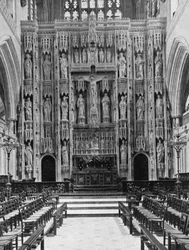 Der Hochaltar der Kathedrale von Winchester, 1924-1926