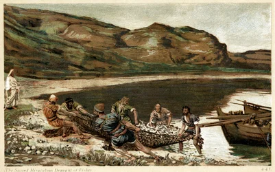 Der zweite wunderbare Fischfang, um 1890