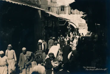 Die Straße namens Gerade, Damaskus, Syrien, 1936