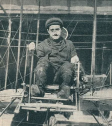 Der Gewinner des £10.000 Preises für den Flug von London nach Manchester, 1910 um 1937