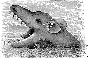 Der Wolf Fenris der skandinavischen Mythologie, 19. Jahrhundert