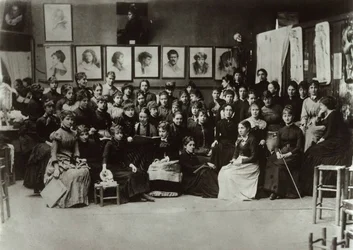 Die Frauen der Académie Julian, 1880-1890