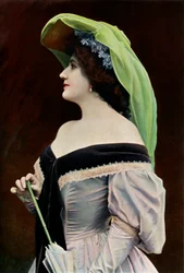 Theatre Des Varietes. - Mlle. C. Thevenet. - Rolle der Caroline - Die Fledermaus, 1904