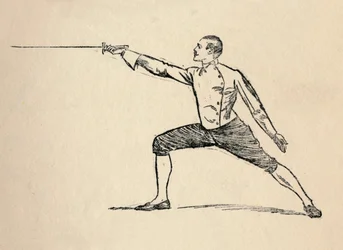Dritte Position - Fechten, 1912