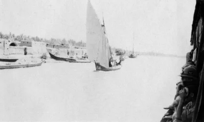 Tigris-Fluss, Bagdad, Irak, 1917-1919