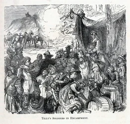 Tillys Soldaten im Lager, 1882