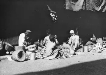Zinnarbeiter, Kairo, Ägypten, späte 19. oder frühe 20. Jahrhundert