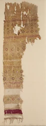 Tiraz mit Guilloche-Bändern und Fransen, 1100er