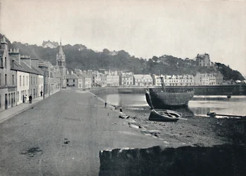 Tobermory - Gesamtansicht der Stadt, 1895