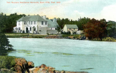 Tom Moores Wohnsitz, Bermuda, um die 1900er Jahre